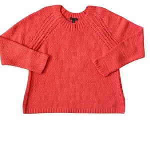 Eileen Fisher Red Lory Organic Cotton Blend Sweater Size S